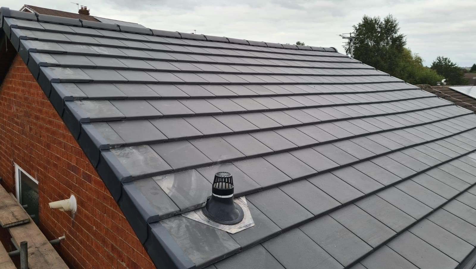 Grey slate roof